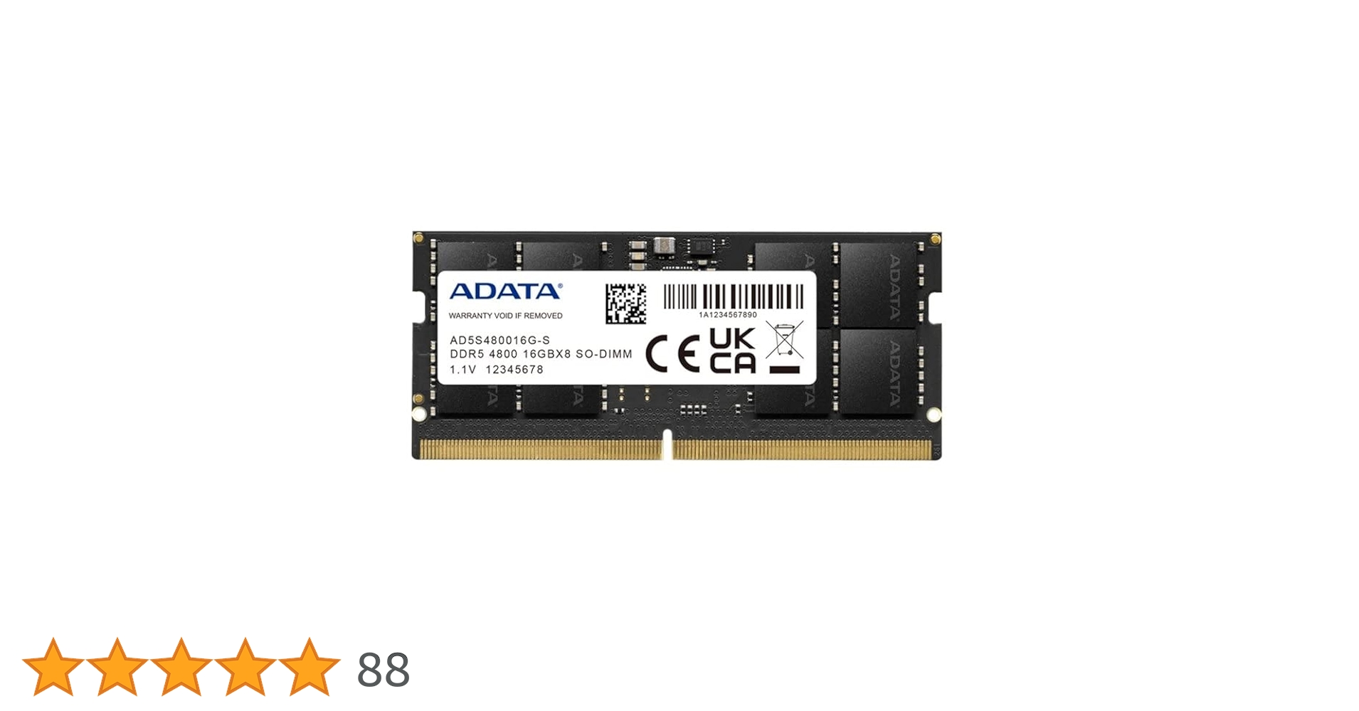 B*s様 ADATA DDR5 4800 SO-DIMMメモリ32GB（16GB DDR5-4800 SO-DIMM メモリモジュール | ADATA (Japan)